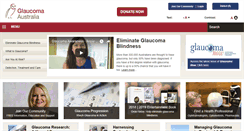 Desktop Screenshot of glaucoma.org.au